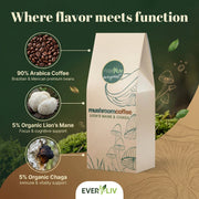 EverLiv Mushroom Coffee (Medium Roast) - EverLiv LLC